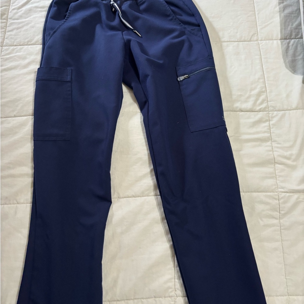 White Cross Scrub Bottoms